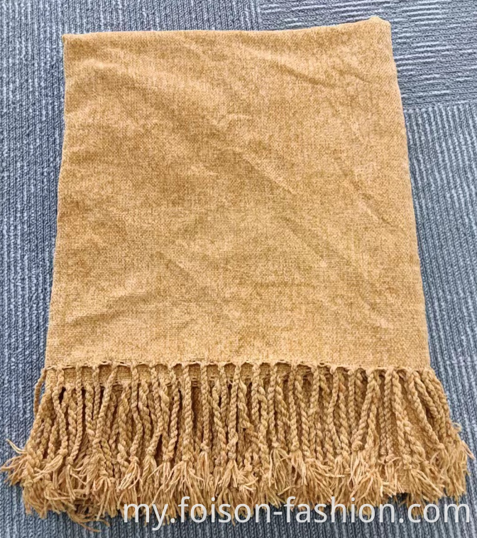 Hot Sale Tassel Big Winter Knit Throw Blanket1